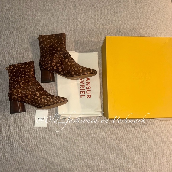 MANSUR GAVRIEL Glove Boots - Pony Print - Picture 5 of 12
